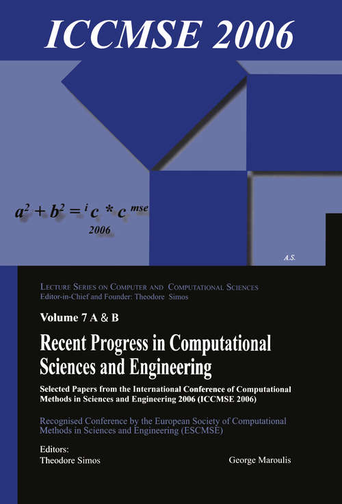 Book cover of Recent Progress in Computational Sciences and Engineering (2 vols)