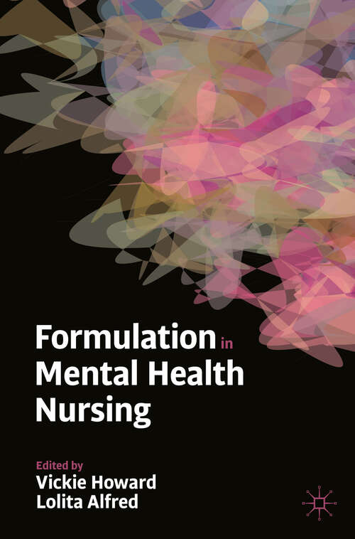 Book cover of Formulation in Mental Health Nursing (2024)