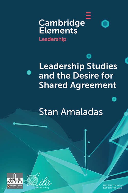 Book cover of Leadership Studies: A Narrative Inquiry (Elements in Leadership)