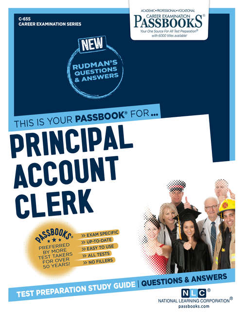 Book cover of Principal Account Clerk: Passbooks Study Guide (Career Examination Series: C-655)