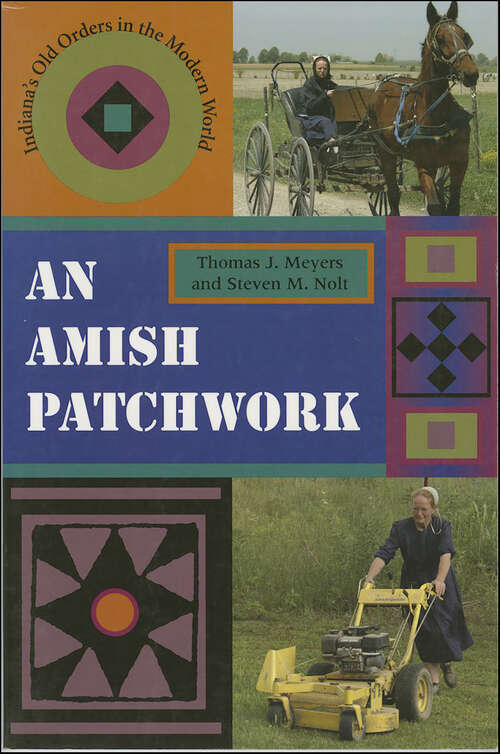 Book cover of An Amish Patchwork: Indiana's Old Orders in the Modern World
