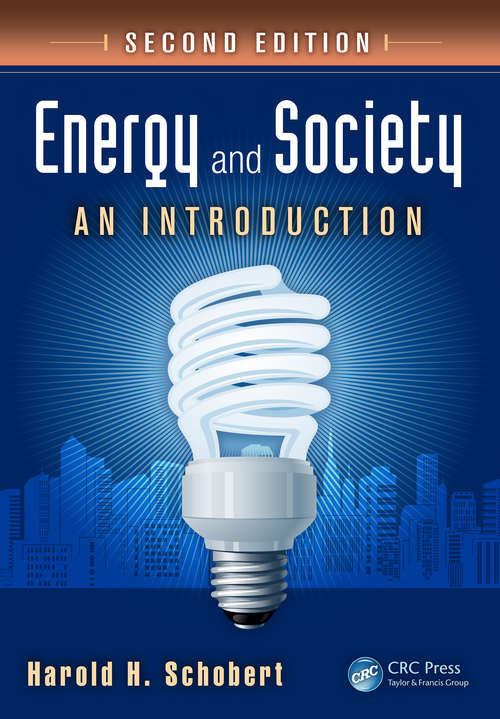 Book cover of Energy and Society: An Introduction, Second Edition