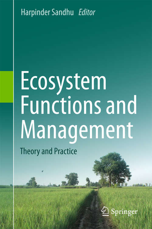 Book cover of Ecosystem Functions and Management