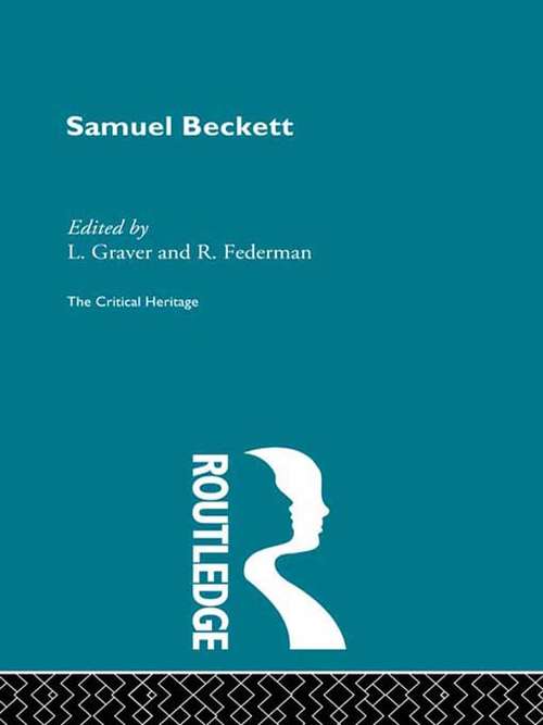 Book cover of Samuel Beckett