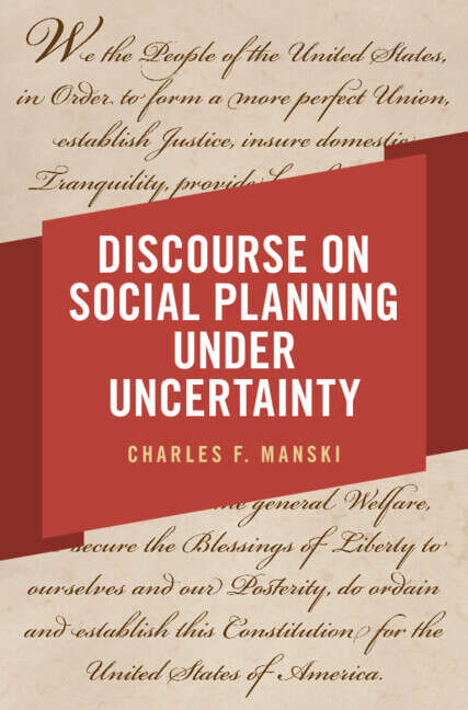 Book cover of Discourse on Social Planning under Uncertainty