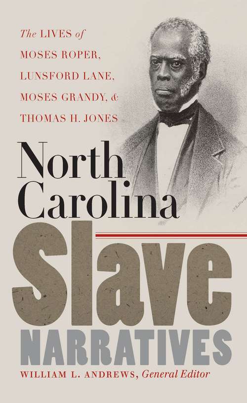 Book cover of North Carolina Slave Narratives