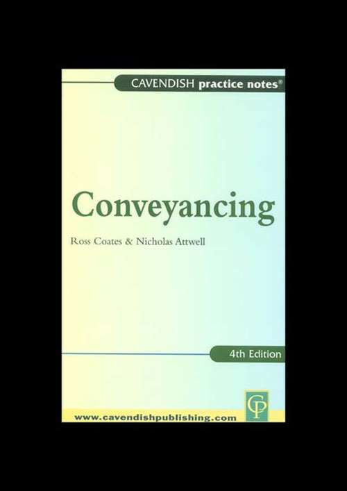 Book cover of Practice Notes on Conveyancing (2) (Practice Notes)