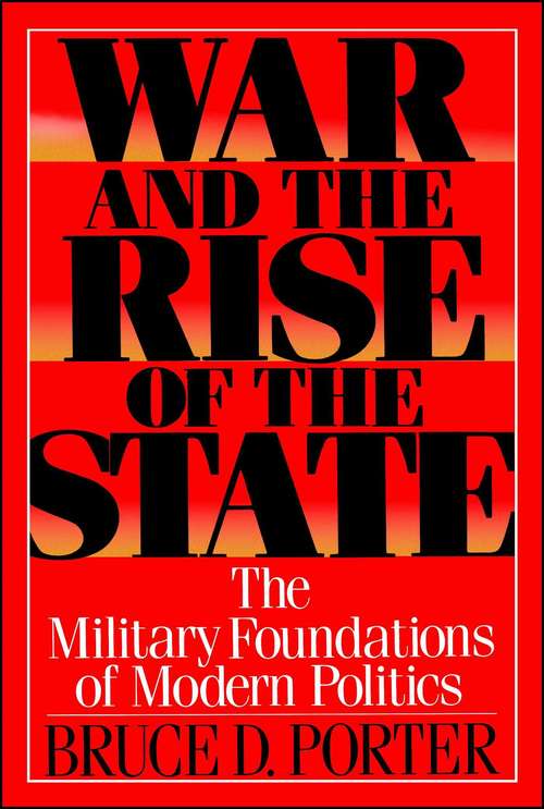 Book cover of War and the Rise of the State