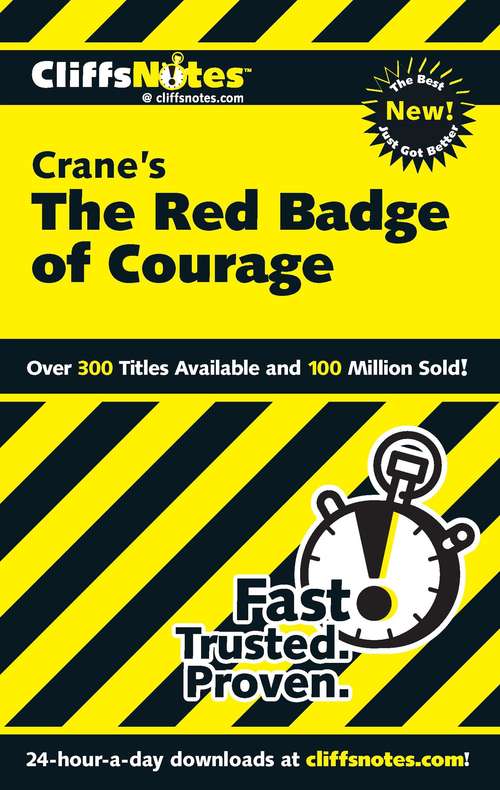 Book cover of CliffsNotes on Crane's The Red Badge of Courage (Cliffsnotes Ser.)
