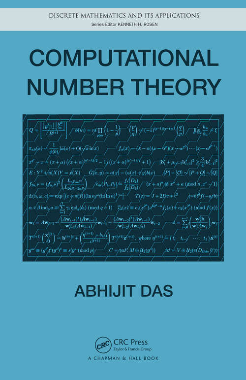 Book cover of Computational Number Theory (1) (Discrete Mathematics and Its Applications)