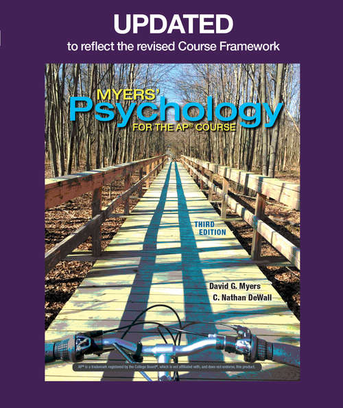 Book cover of Updated Myers’ Psychology for the AP® Course (Third Edition)