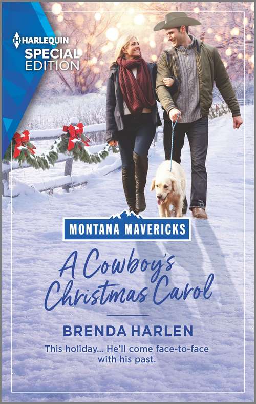 Book cover of A Cowboy's Christmas Carol: Stolen Kiss With Her Billionaire Boss (christmas At The Harrington Park Hotel) / A Cowboy's Christmas Carol (montana Mavericks: What Happened To Beatrix?) (Original) (Montana Mavericks: What Happened to Beatrix? #6)