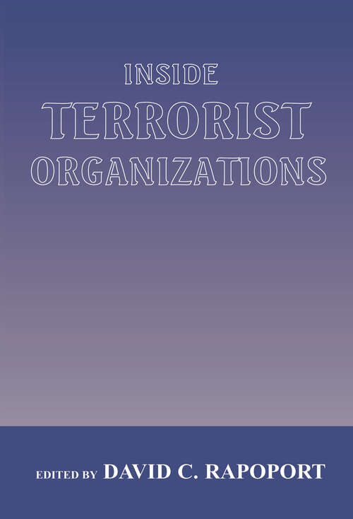 Book cover of Inside Terrorist Organizations (2)