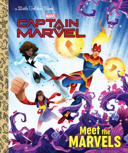 Book cover of Meet the Marvels (Little Golden Book)