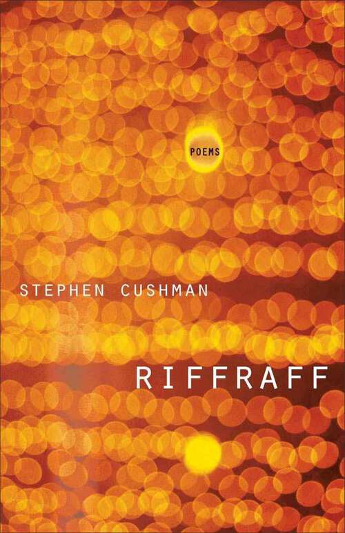 Book cover of Riffraff: Poems
