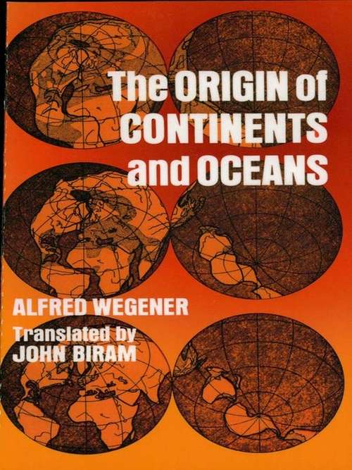 Book cover of The Origin of Continents and Oceans