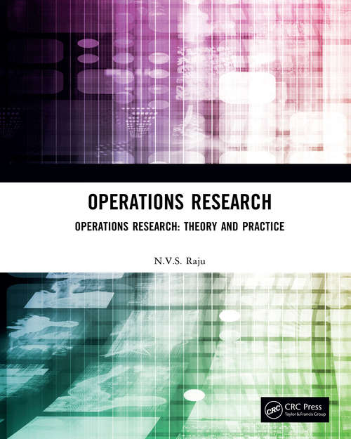 Book cover of Operations Research: Operations Research: Theory and Practice