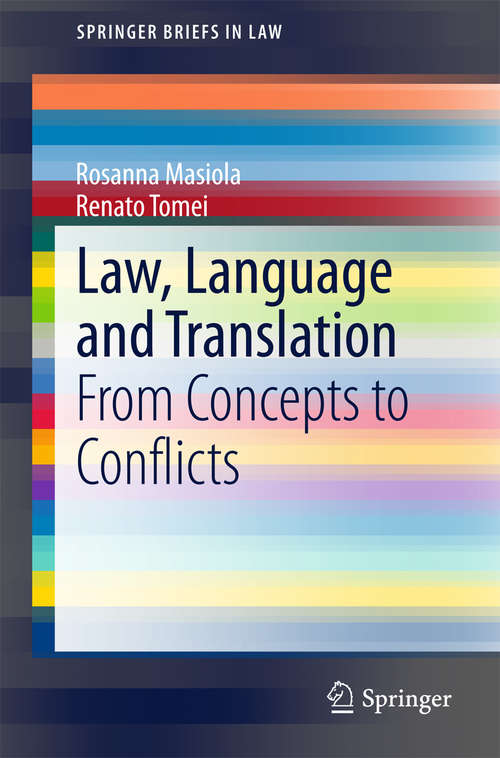 Book cover of Law, Language and Translation