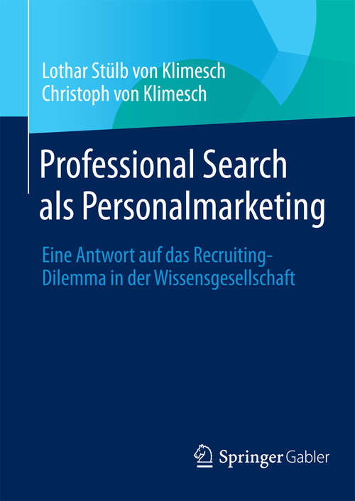 Book cover of Professional Search als Personalmarketing