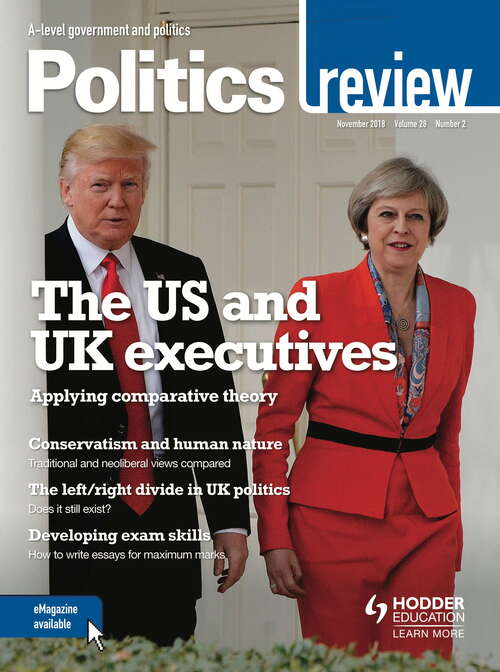 Book cover of Politics Review Magazine Volume 28, 2018/19 Issue 2