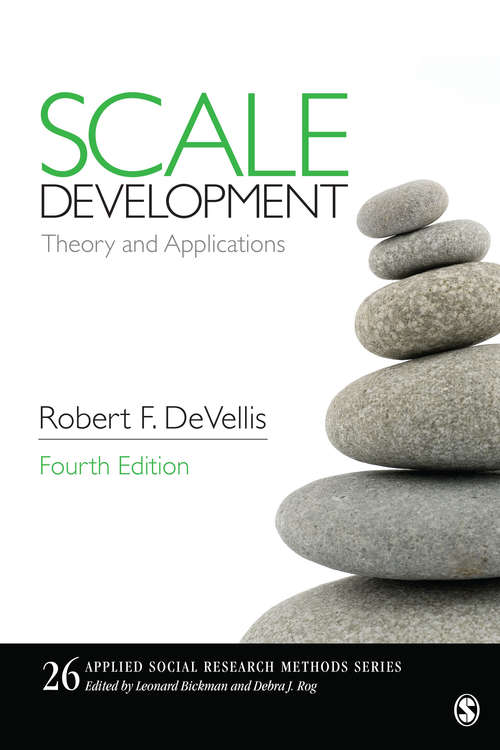 Book cover of Scale Development: Theory and Applications (Fourth Edition) (Applied Social Research Methods #26)