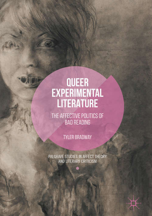 Book cover of Queer Experimental Literature