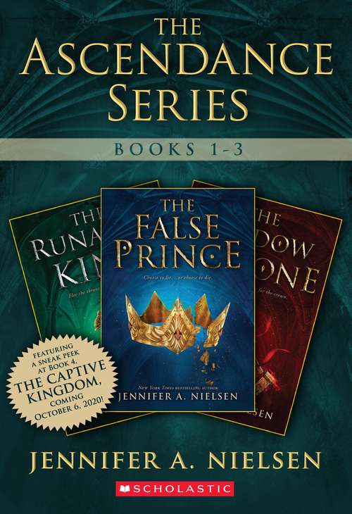 Book cover of The Ascendance Series Books 1-3: The False Prince, The Runaway King, and The Shadow Throne (The Ascendance Series)