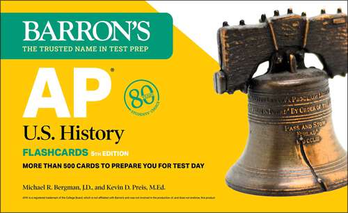 Book cover of AP U.S. History Flashcards, Fifth Edition: Up-to-Date Review (Fifth Edition) (Barron's AP)