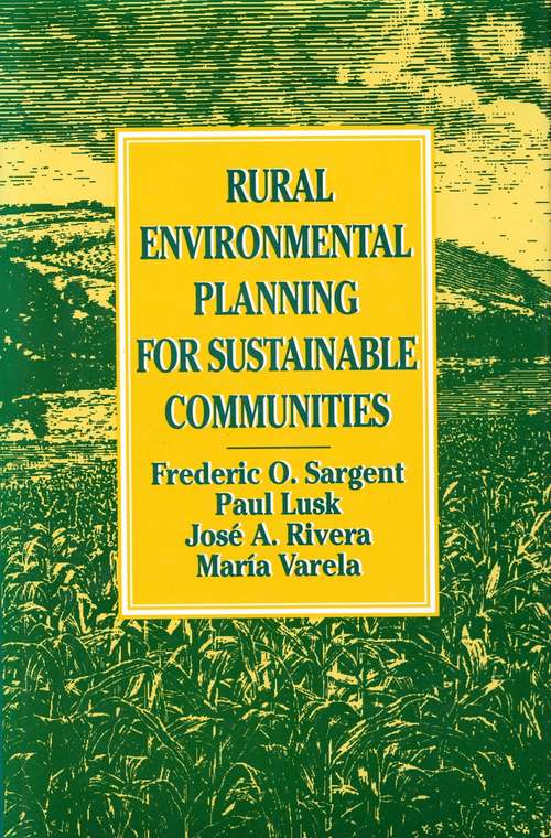 Book cover of Rural Environmental Planning for Sustainable Communities (2)