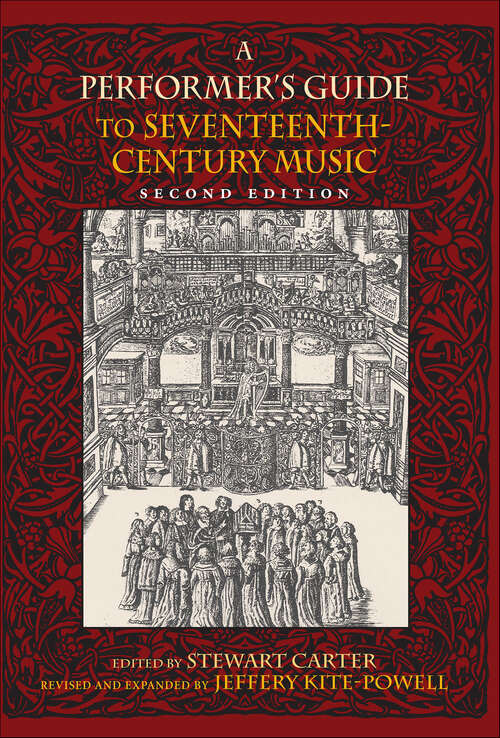 Book cover of A Performer's Guide to Seventeenth-Century Music (2) (Publications of the Early Music Institute)