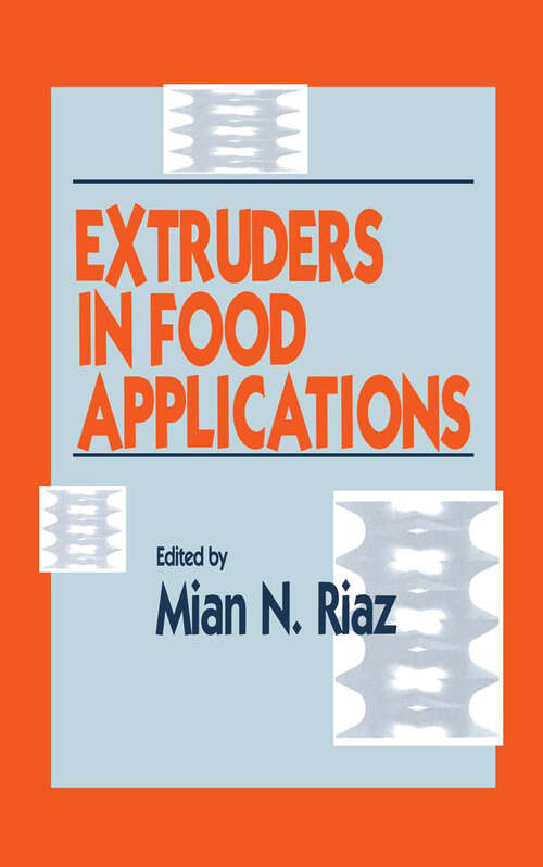 Book cover of Extruders in Food Applications