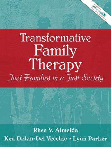 Book cover of Transformative Family Therapy: Just Families in a Just Society