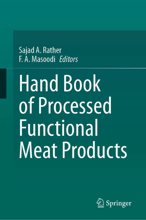 Book cover of Hand Book of Processed Functional Meat Products