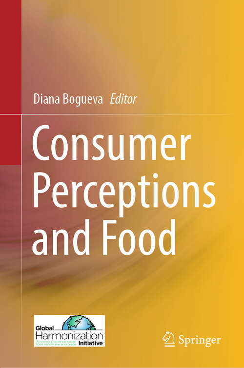 Book cover of Consumer Perceptions and Food