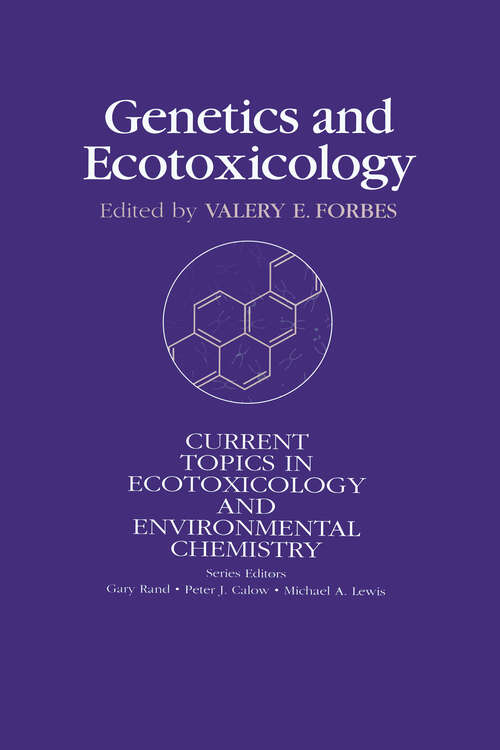 Book cover of Genetics And Ecotoxicology