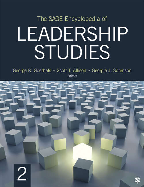 Book cover of The SAGE Encyclopedia of Leadership Studies