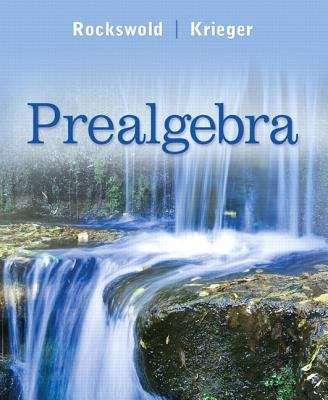 Book cover of Prealgebra