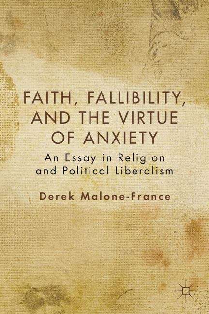 Book cover of Faith, Fallibility, and the Virtue of Anxiety
