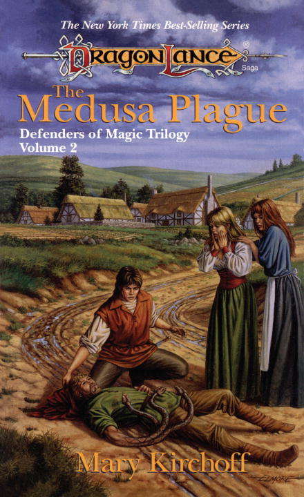 Book cover of The Medusa Plague (Dragonlance: Defenders of Magic #2)