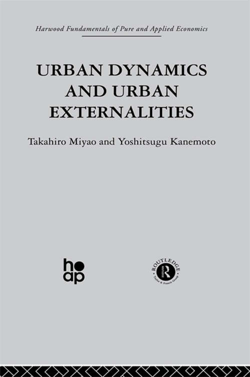 Book cover of Urban Dynamics and Urban Externalities