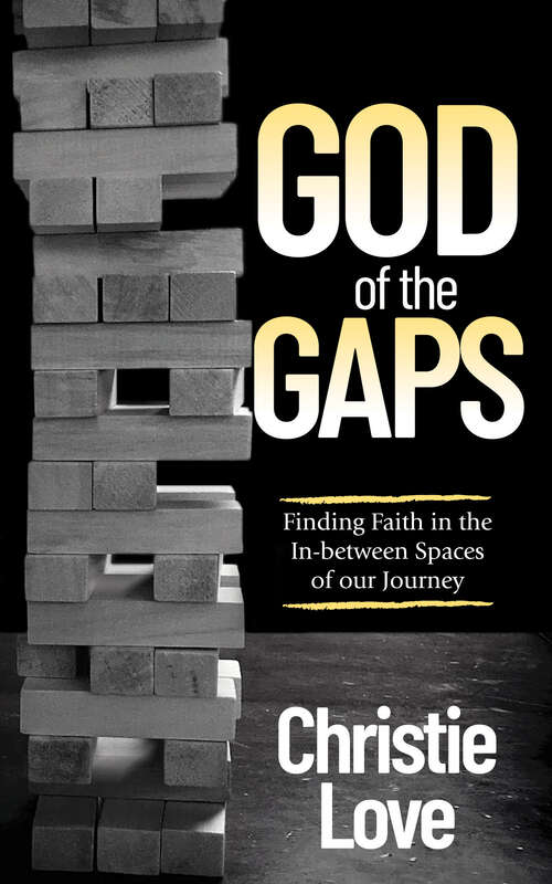 Book cover of God of the Gaps: Finding Faith in the In-between Spaces of our Journey