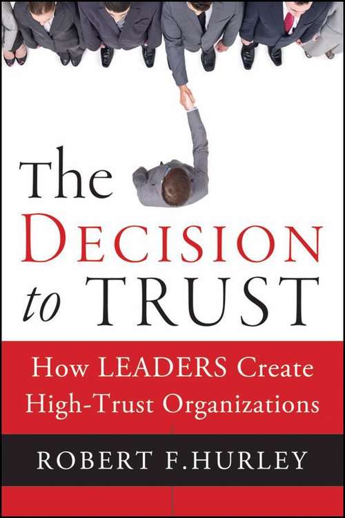 Book cover of The Decision to Trust