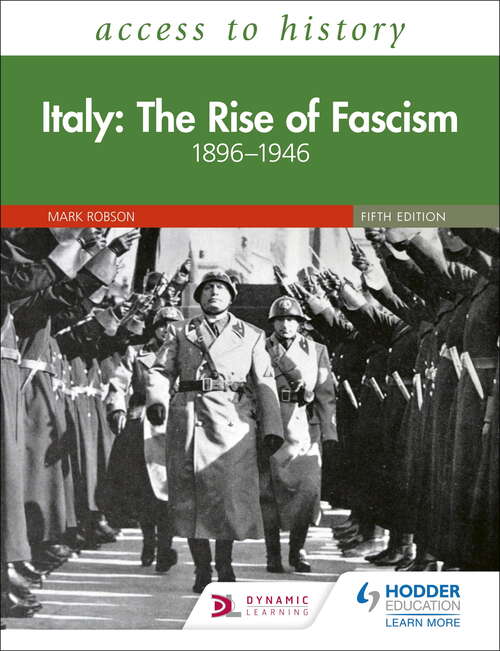 Book cover of Access to History: Italy: The Rise Of Fascism 1896-1946 Fifth Edition Epub
