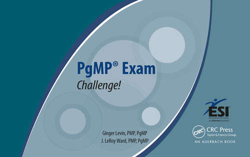 Book cover of PgMP Exam Challenge! (ESI International Project Management Series #17)