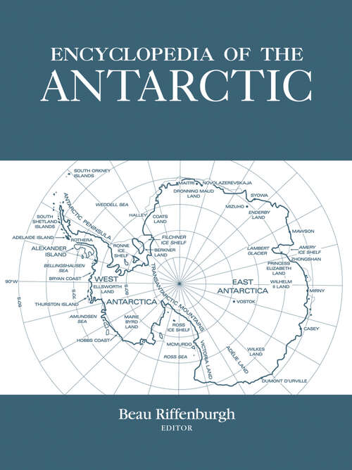 Book cover of Encyclopedia of the Antarctic