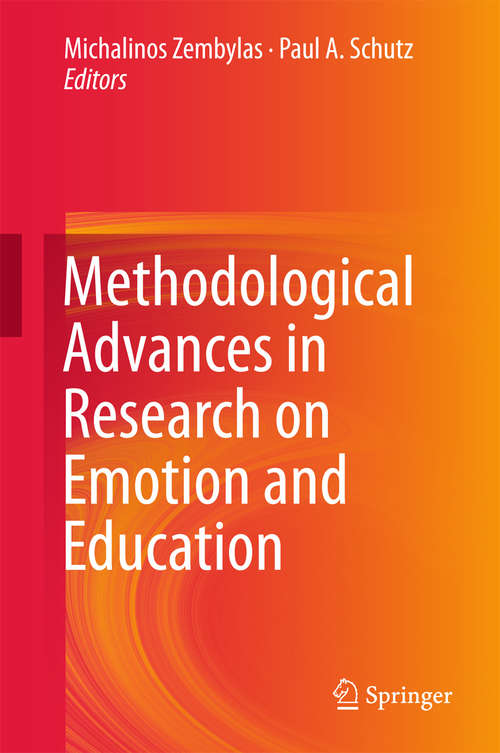 Book cover of Methodological Advances in Research on Emotion and Education