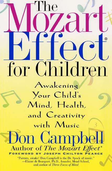 Book cover of The Mozart Effect for Children