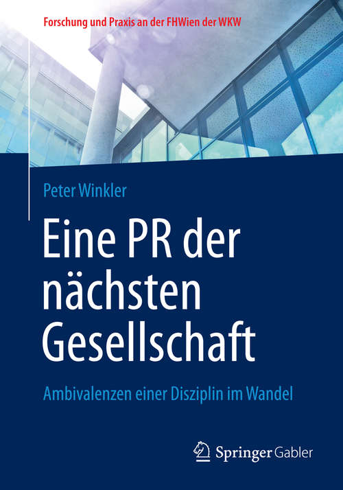 Book cover of Eine PR der nächsten Gesellschaft