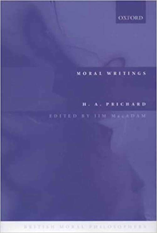 Book cover of Moral Writings