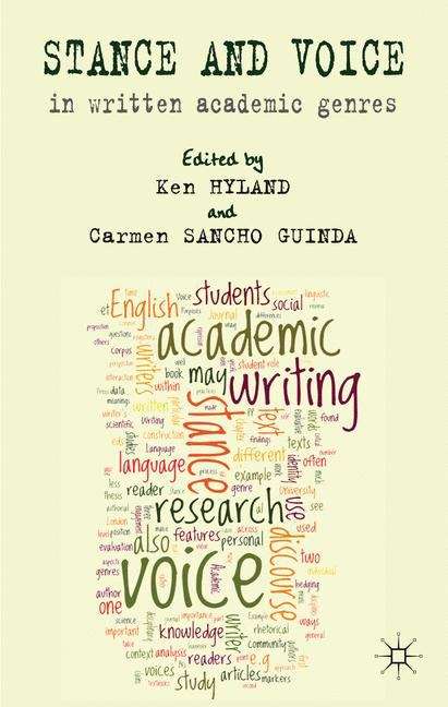 Book cover of Stance and Voice in Written Academic Genres
